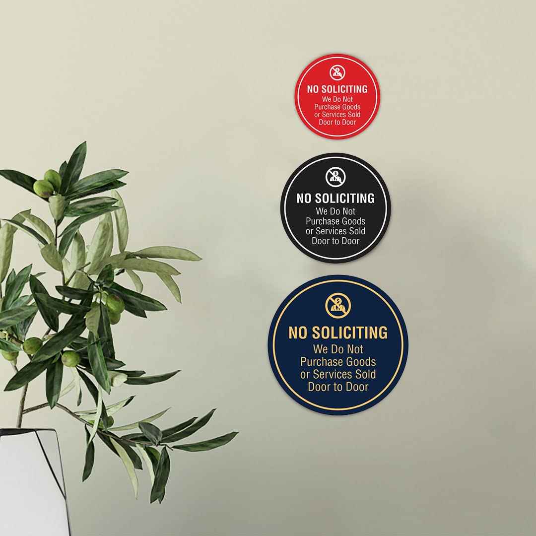 Amazon.com : Circle No Soliciting We Do Not Purchase Goods  display picture 2