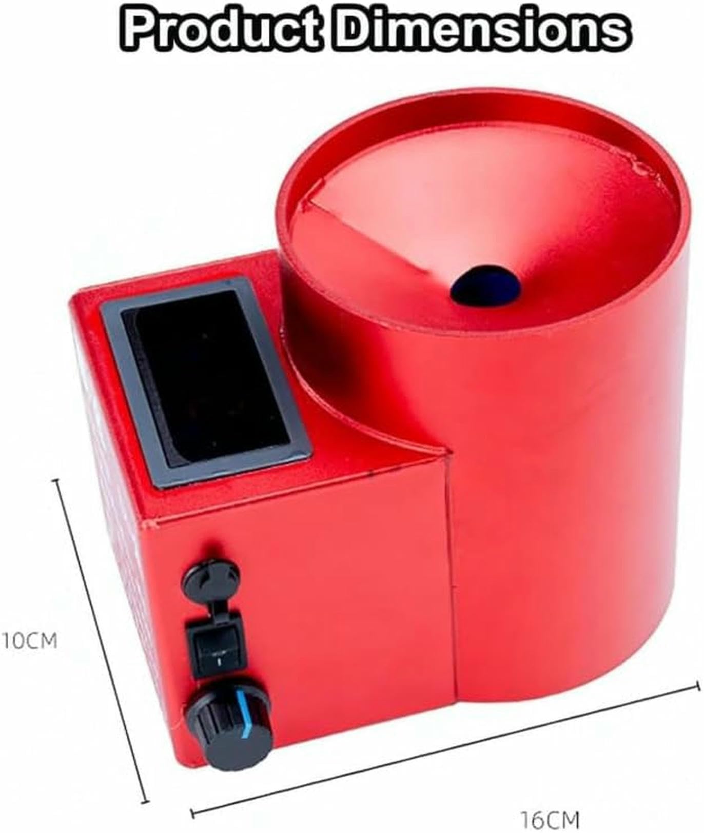Gocciolatore elettrico portatile per semi di girasole, tensione regolabile, batteria ricaricabile, per uso domestico e commerciale