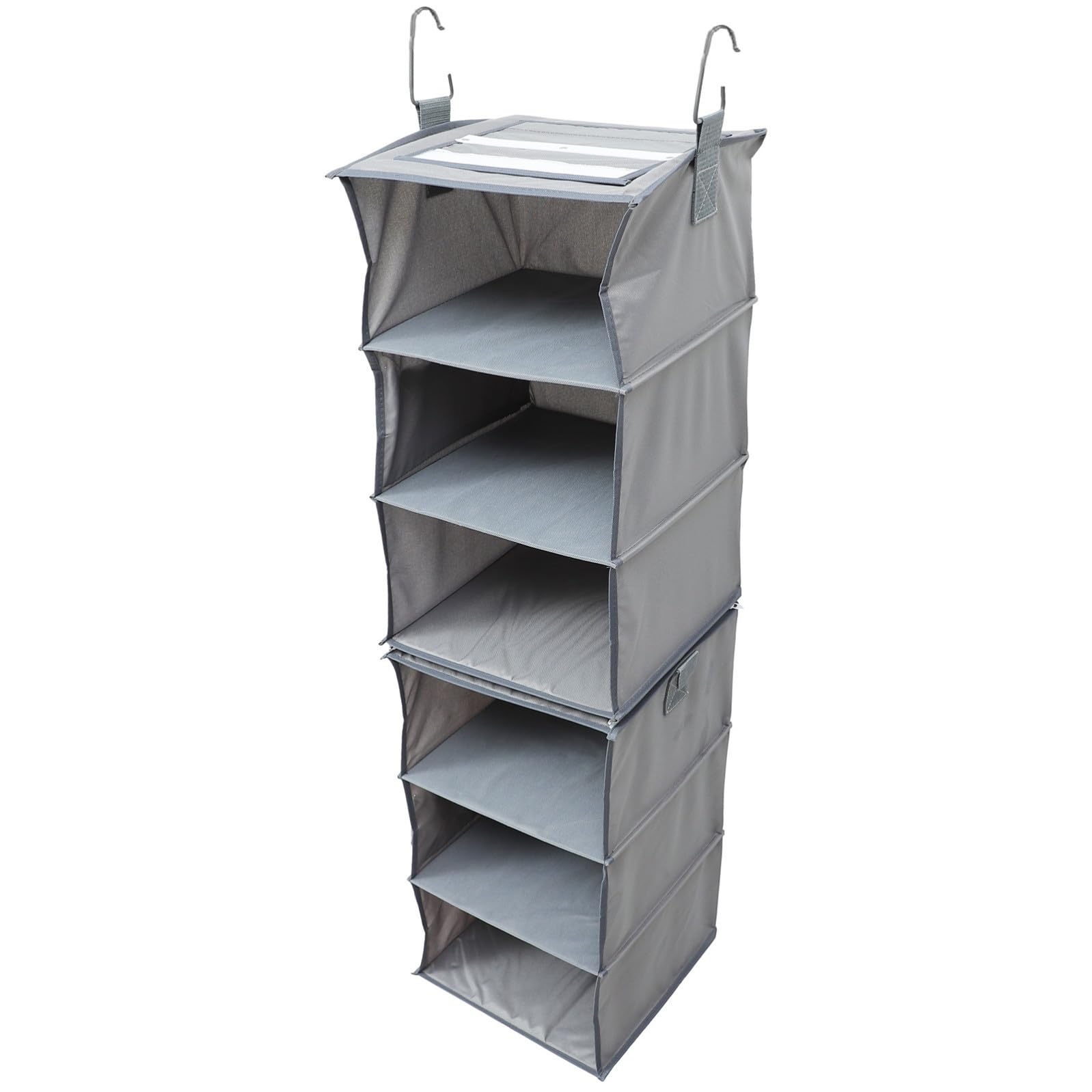 FRCOLOR Hängeregal aus Oxford Gewebe 6 lagig Verschleißfest und Platzsparend Kleiderschrank Organizer für Kleidung und Zubehör im Schlafzimmer