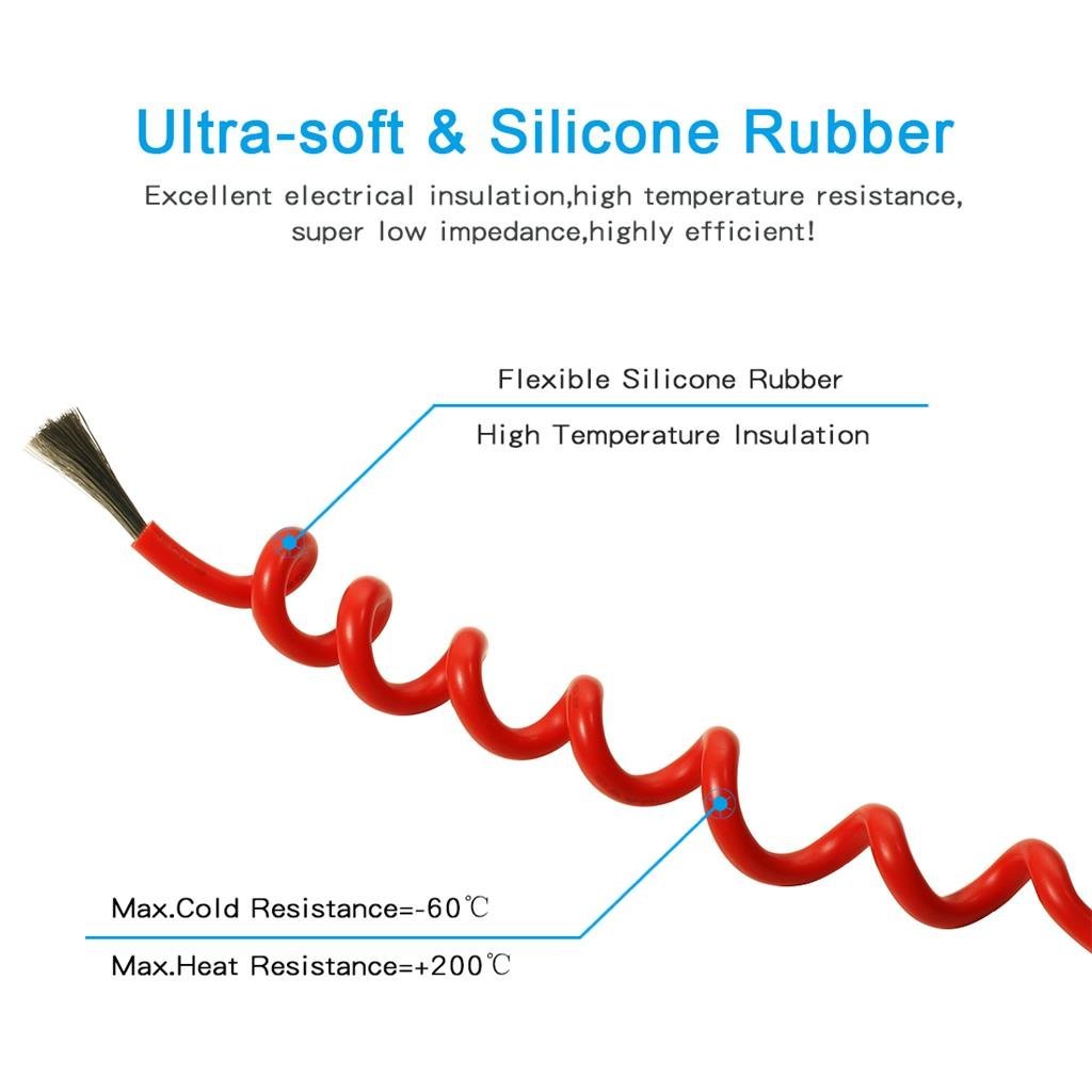 BNTECHGO 10 Gauge Silicone Wire Spool 25 ft Green Flexible 10 AWG Stranded Tinned Copper Wire - Image 4