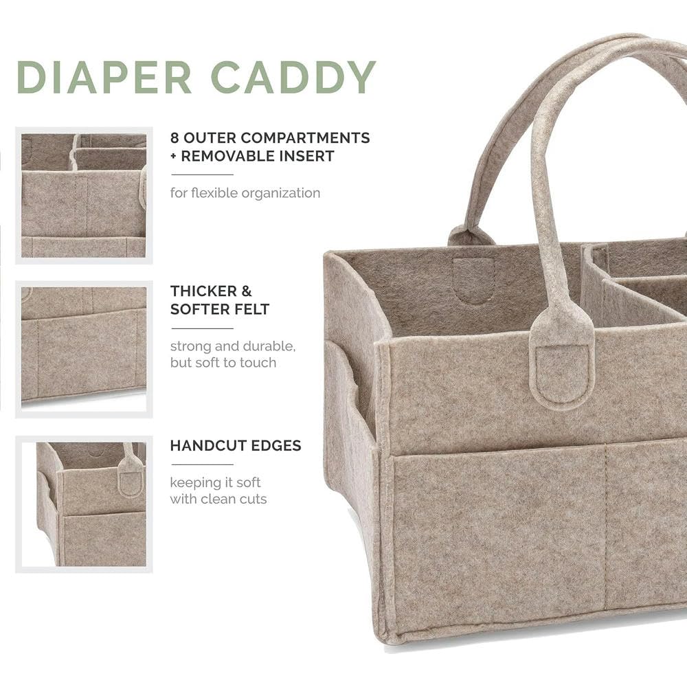 Panier de rangement pour couches et lingettes pour bébé
