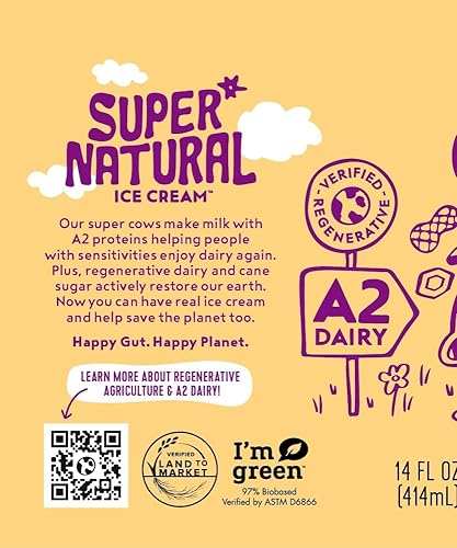 Miniatura 3 de Alec's Helado orgánico de nido de abeja de mantequilla de maní