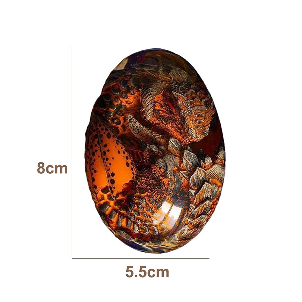Œuf de dragon - DILWE - Violet - Résine - Décoration de jardin - Cadeau idéal - Maison Œuf de dragon - DILWE - Violet - Résine - Décoration de jardin - Cadeau idéal - Maison