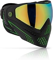Vista 7 de Dye i5 Gafas de paintball – Lente térmica antivaho – Correa GSR Pro, orejas formadas por compresión – Protección facial profesional