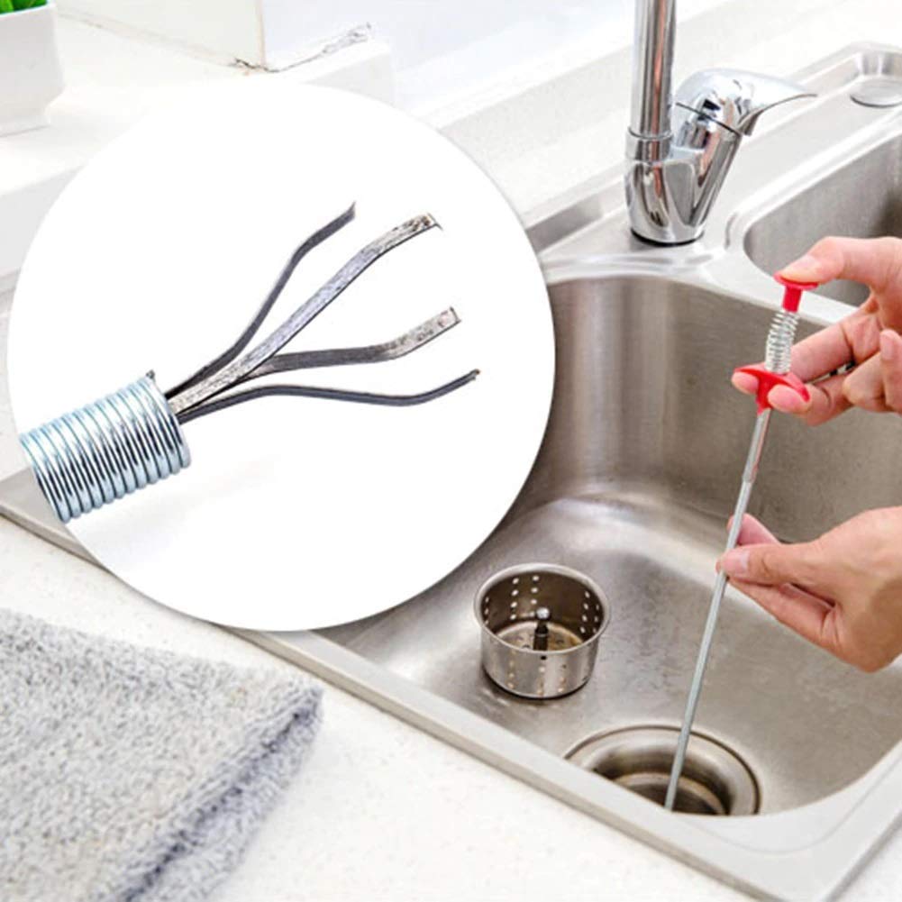 Pullox Stainless Steel Hair Catching Drain Cleaner Wire Spring Sink Cleaning Stick (B08V8PBH8P) Amazon Price History, Amazon Price Tracker