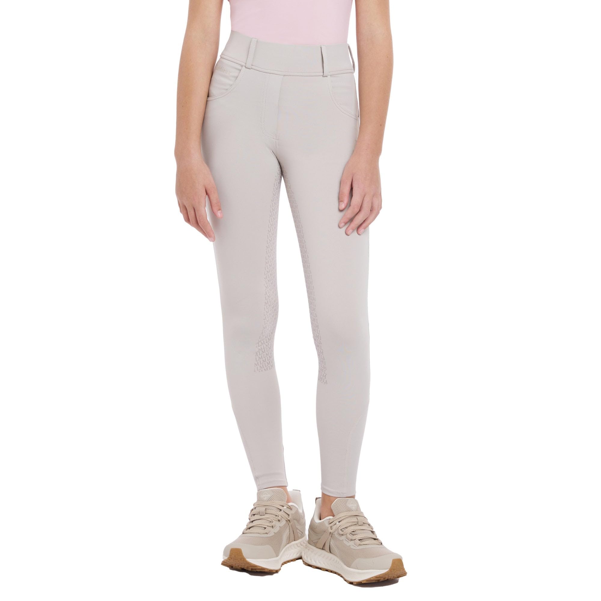 Lemieux Stone Young Rider Remi Breggings - Full Seat Silicone Grip - Breech/Pull On Hybrid - 11-12Years
