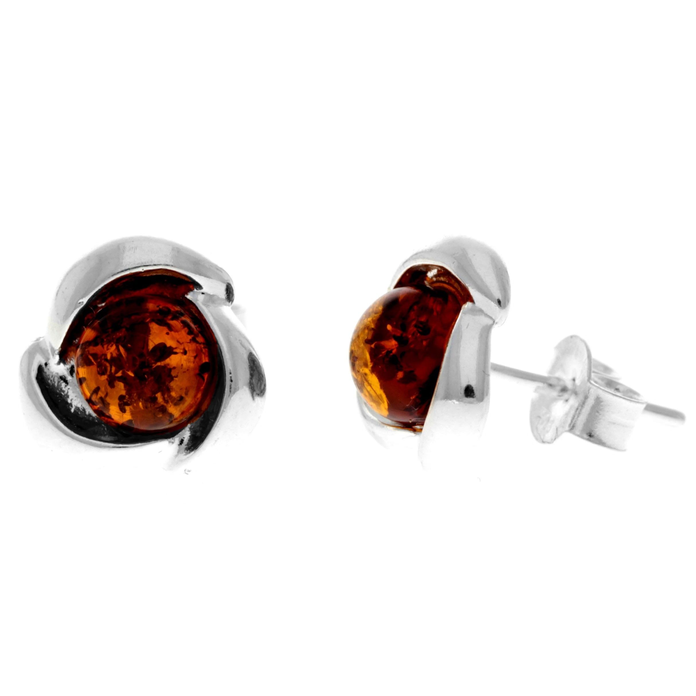 SilverAmber - Orecchini da donna in argento 925 e ambra - 5971, Ambra, Ambra