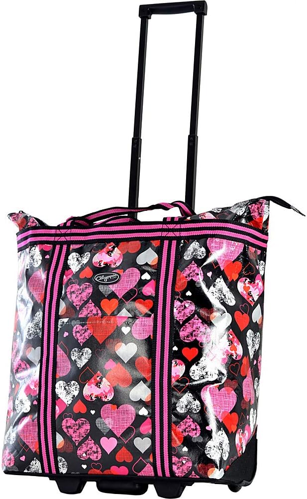 Olympia Cosmopolitan Hearts Shopper Tote