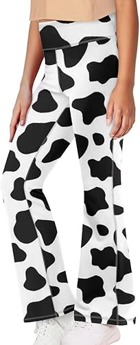 Miniatura 4 de Ystardream Pantalones acampanados para adolescentes y niñas, de cintura alta, talla grande, para uso diario casual