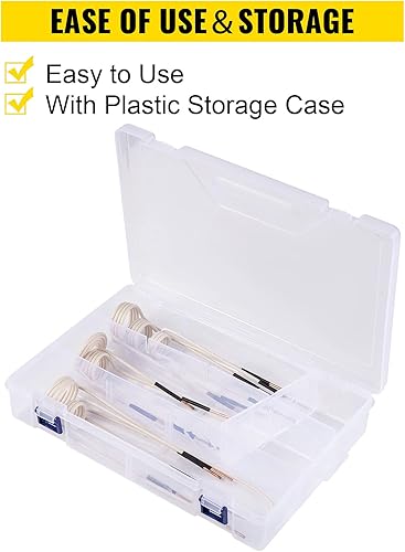 Miniatura 7 de VEVOR Kit de bobina de calentador de inducción, 8 piezas, bobinas de calentador de inducción más utilizadas con longitudes variables, herramienta de