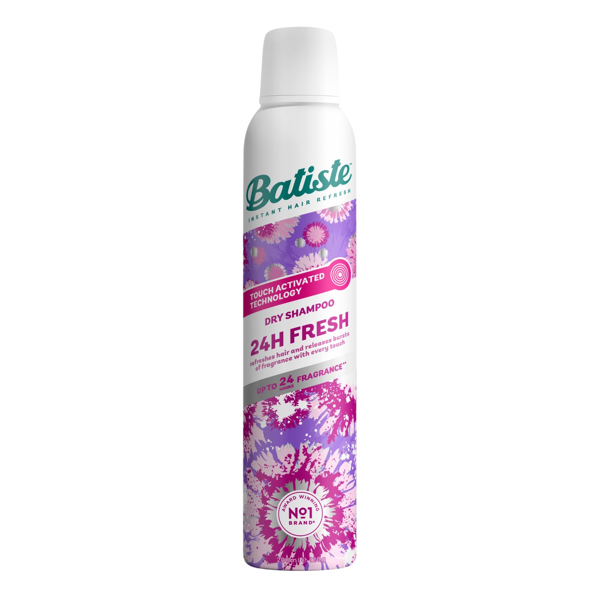 Batiste 24H Fresh Touch Activated Dry Shampoo, Hair Shampoo200 Ml, 200Ml