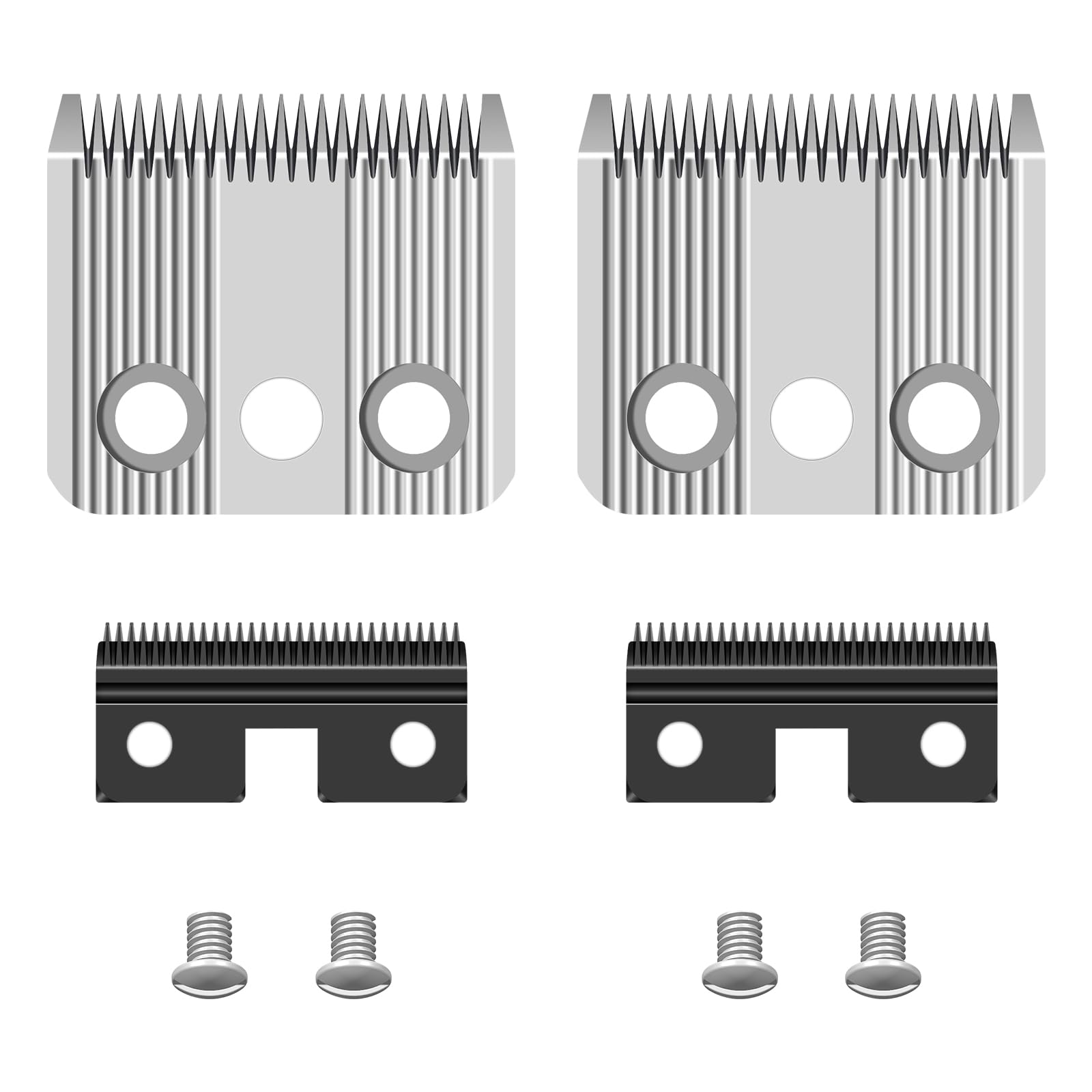 BESTBOMG Confezione da 2 pezzi Star Blade, lama di ricambio per tosaerba per cani, compatibile con il tosaerba Moser Rex 1230, in acciaio inossidabile, 3 mm