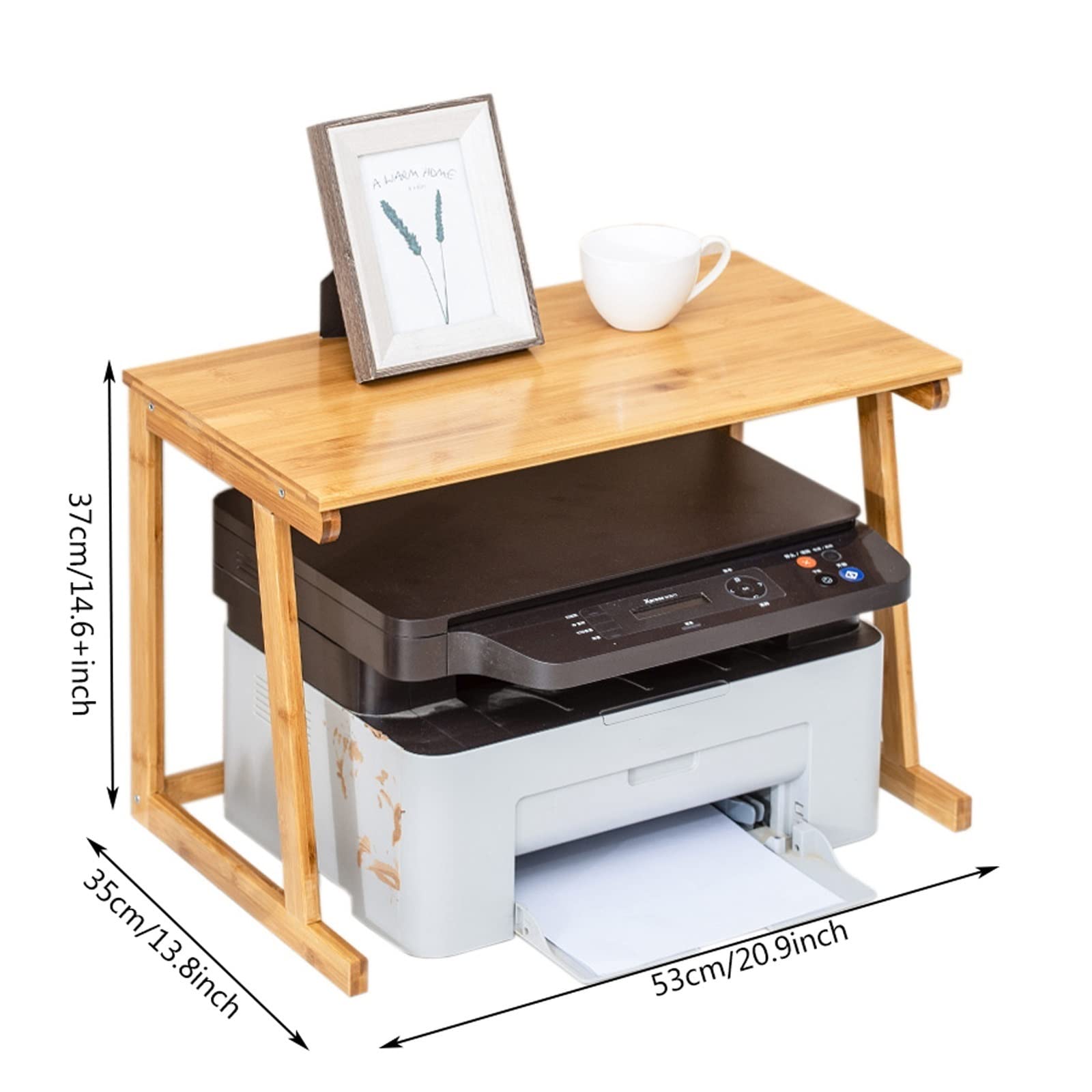 Stand di Stampa per Ufficio Stampante Stampante Stampante Stampante Stampante Rack Desk Stand Desktop Bookshelf Family Organizzatori e archiviazione for Office Office File Organizer Staffa Scanner Fax