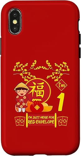 Miniatura 7 de iPhone 11 Pro Max 1 año de edad decoración de año nuevo chino caja roja sobre