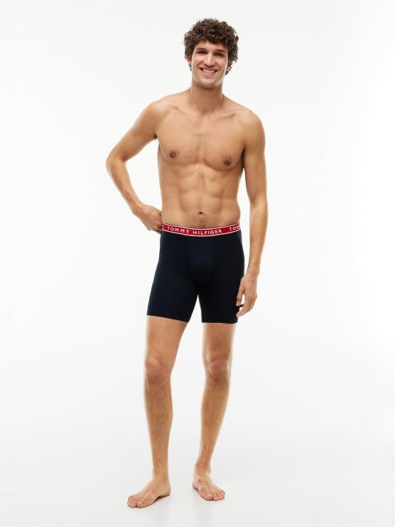 Tommy Hilfiger Men's Cotton Stretch 4-Pack Boxer Brief
