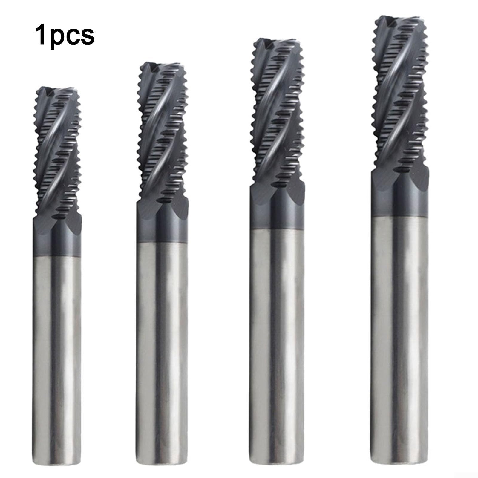 Fraise à ébaucher efficace en carbure massif, 4 dents, avec revêtement AlTiN à 4 dents, convient pour HPC (10 mm)