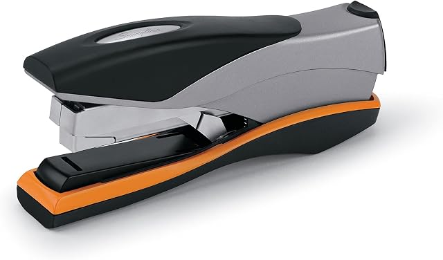 Swingline Optima 40 Reduced Effort Stapler, 40-Sheet Capacity, Silver/Multicolour