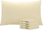NTBAY Oreiller pour le corps - Microfibre brossée 20x54 Oreiller - Soft, sans rides, résistant au fade, résistant aux taches, couvercle d'oreiller avec fermeture enveloppe - 20x54 pouces, blanc