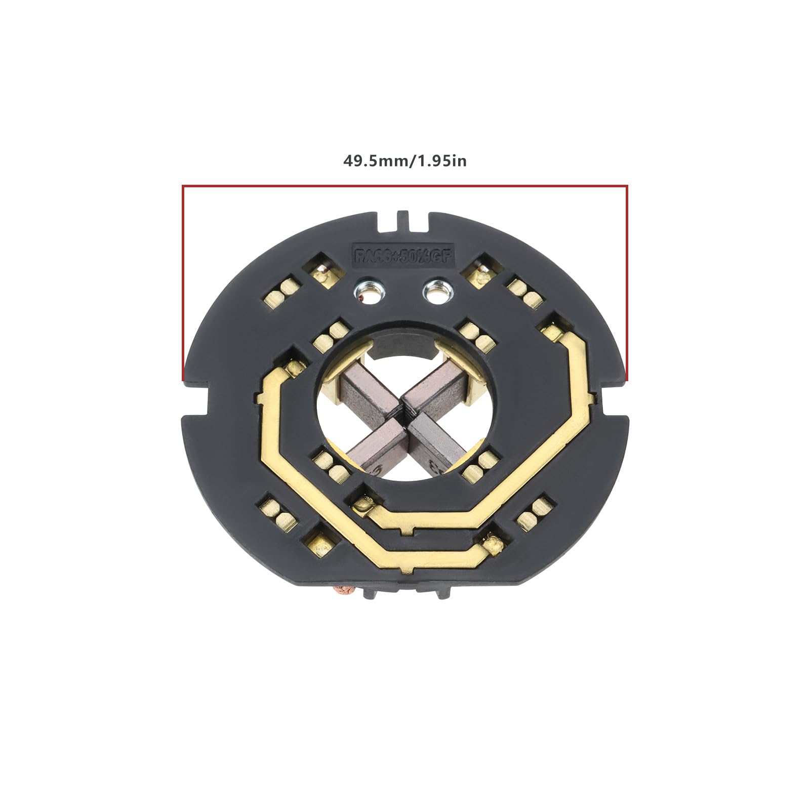 EMSea 1pc 18V Carbon Brush Holder Electric Wrench Carbon Brush Assembly Replacement Part 22-22-2657 Compatible with Milwaukee M18 Impact Wrench - Image 4