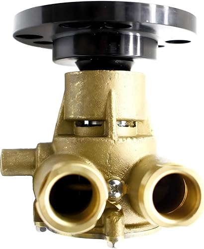 Miniatura 7 de Bomba de agua montada en cigüeñal F6B-9 para Volvo Penta 856513 3860703 para motores OMC V8 para Johnson 10-24946-01 Sherwood P105 para Jabsco