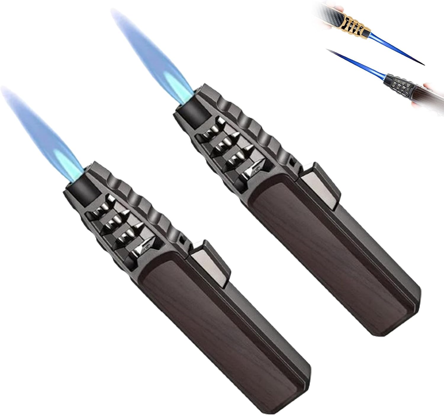 Brightfire Torch Lighter, Windproof Straight Torch Blue Flame Lighter