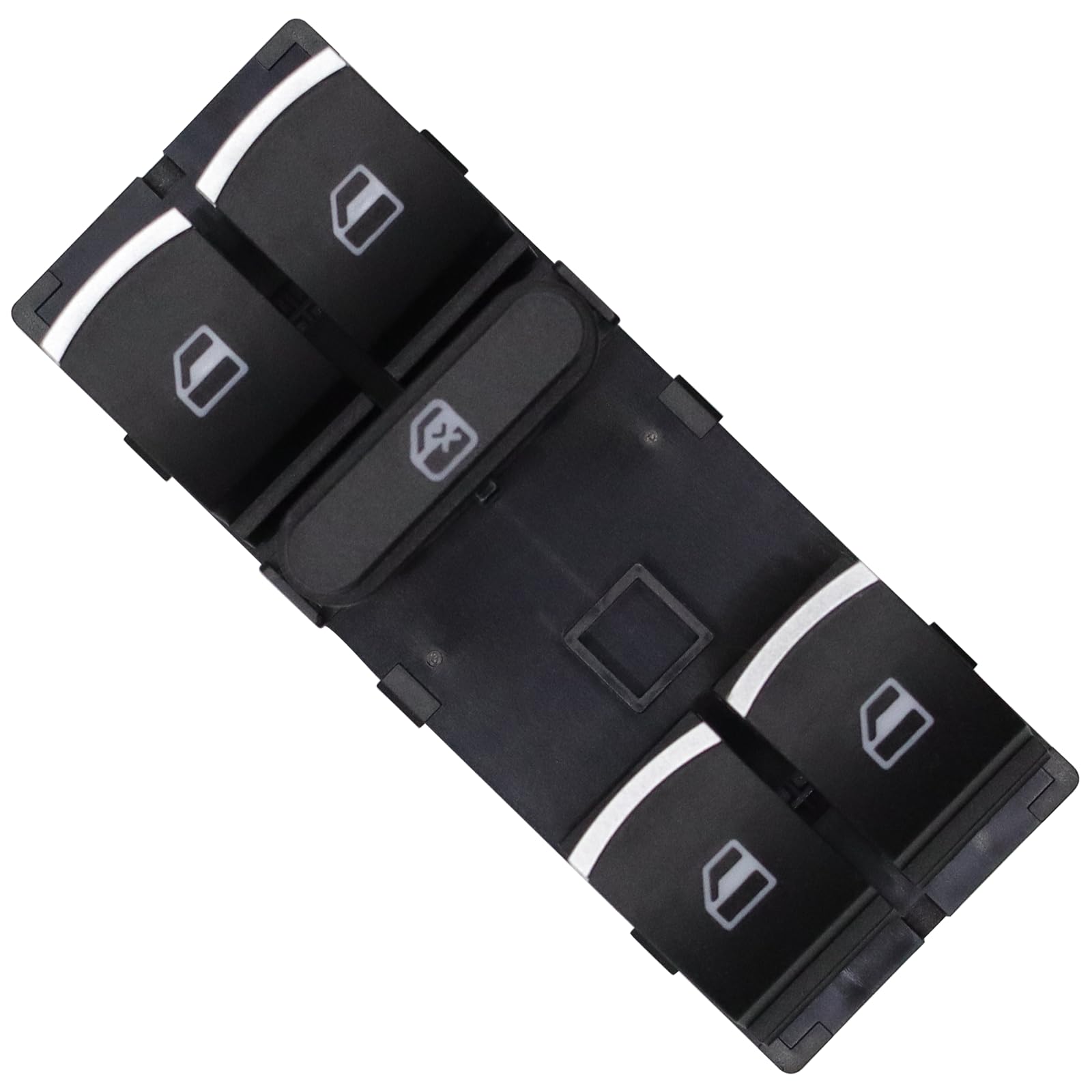 Fensterschalter für Golf 5, 6 Fenstertasten, Fensterschalter, kompatibel mit Jetta, Polo, Passat, Caddy, Tiguan, Touran