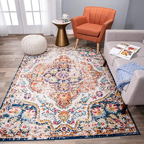 Rugshop Vintage Distressed Bohemian Area Rug 3'3" x 5' Multi