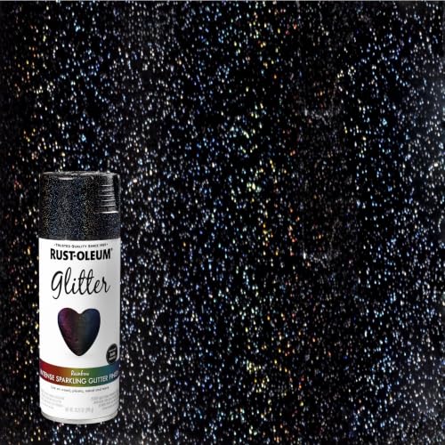Image of Rust-Oleum Glitter Rainbow Spray Paint | Sparkling Decorative Finish, Crafts, Decor & Accent Projects, Multi-Surface Coverage, Fade Resistant, 10.25 Oz
