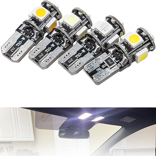 Miniatura 3 de NJSBYL Luces de posición laterales blancas más brillantes de repuesto para H.onda Civic 2016 2017 2018 2019 2020 2021 10 generación Coupe Sedan