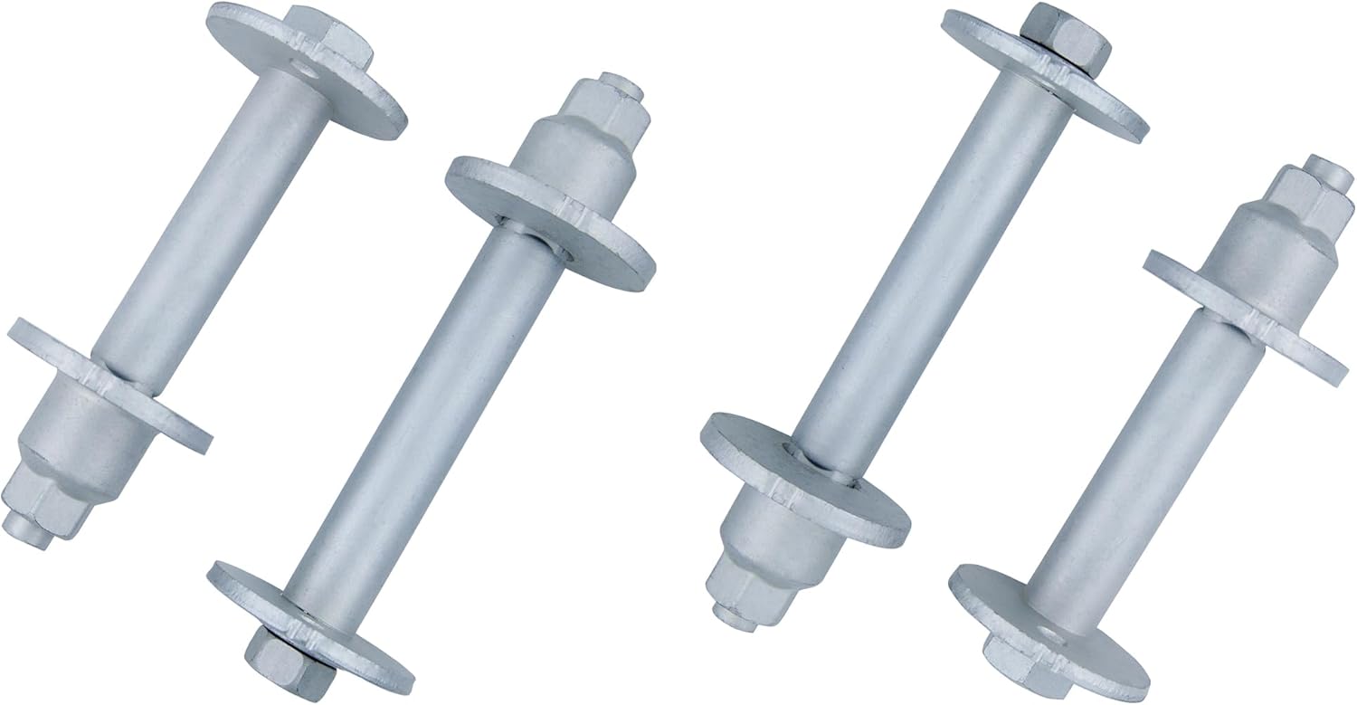 Front Alignment Camber Toe Adjustment Bolts, Lower Control Arm Cam Bolts Kit Compatible with Toyota 2000-2006 Tundra, 2001-2007 Sequoia (Pack of 4)