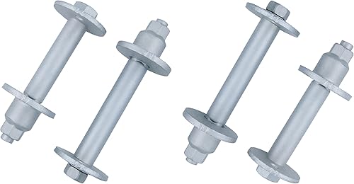 Miniatura 7 de Sheisor Pernos de ajuste de punta inclinada de alineación delantera, kit de pernos de leva para brazo de control inferior compatible con Toyota