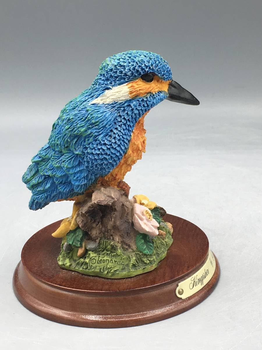 Amazon.co.jp: レオナルド カワセミ 鳥 フィギュリン 高さ10.5cm 川蝉