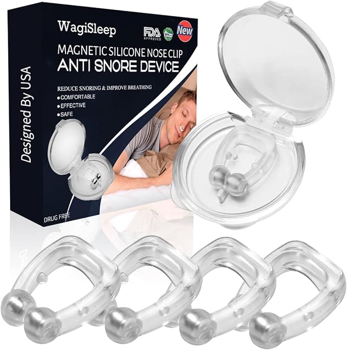 Upgraded Nose Relief Nasal Dilator, 4pcs Silicone Anti Snore