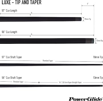 PowerGlide Premium Carbon Pool Cue