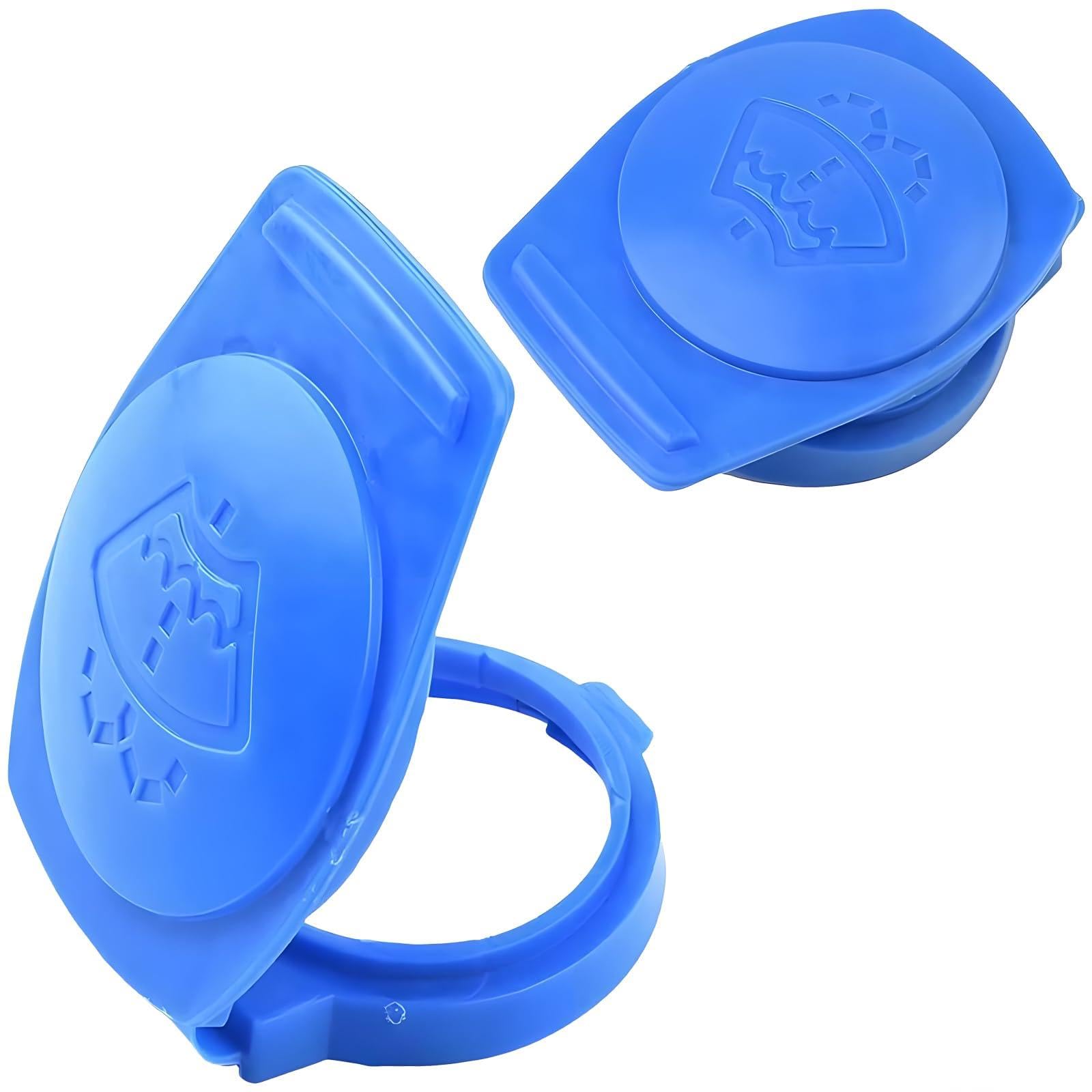 Tapas de Tanque Limpiaparabrisas, 2 Piezas Tapa de deposito liquido limpiaparabrisas,Tapa para Depósito de Agua 3Q0955455 Para la Tapa de Cierre de Depósito para líquido Limpiaparabrisas