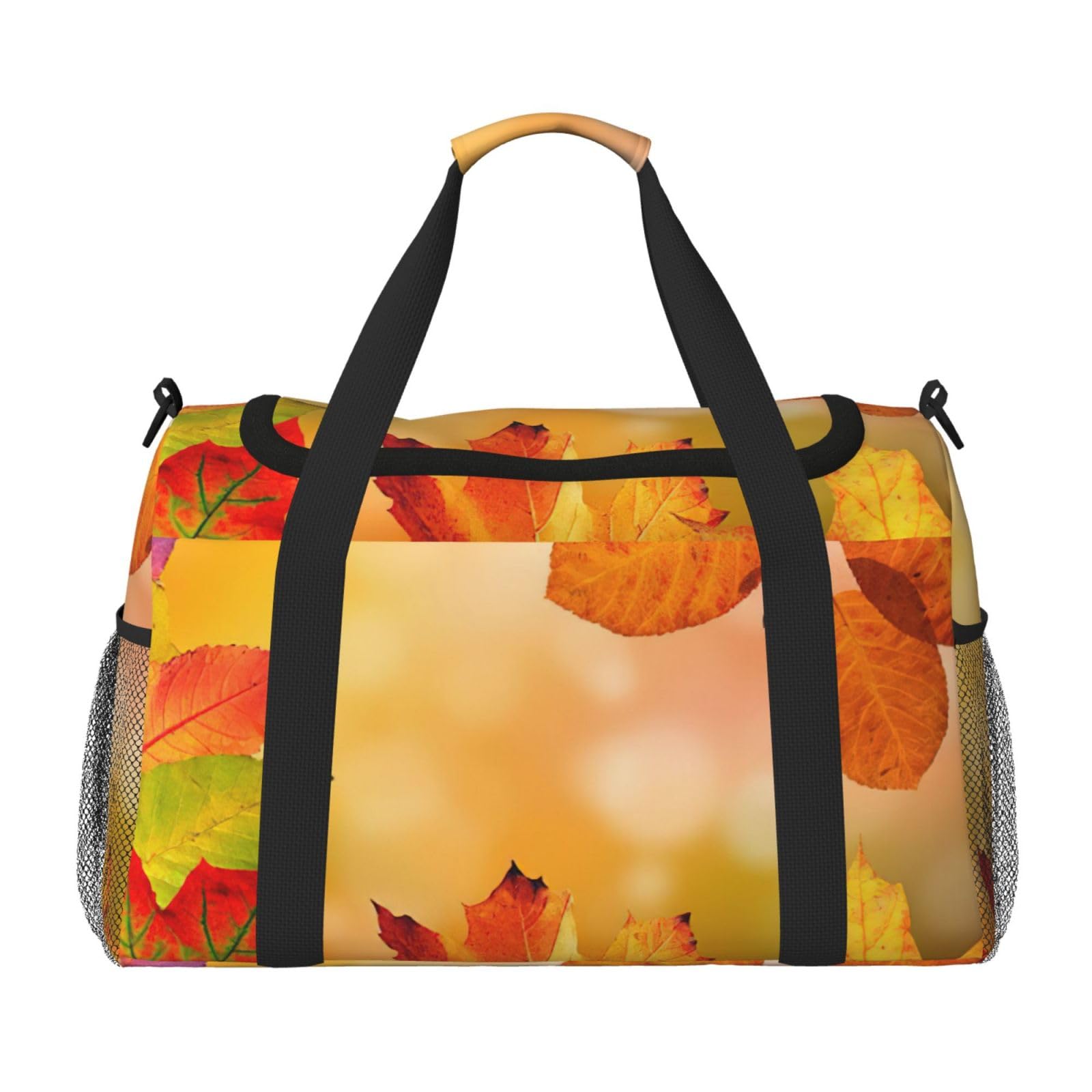 Bolsa de viaje de otoño grande, plegable, impermeable, para la noche, playa, natación, piscina, deportes, gimnasio