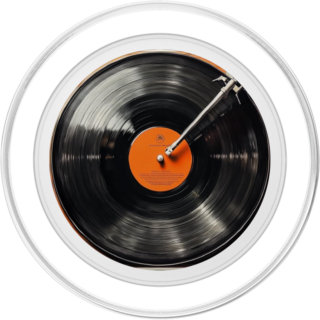 Vinyl Record Player Vinyl Collector Retro Music Lover PopSockets PopGrip for MagSafe - Image 2