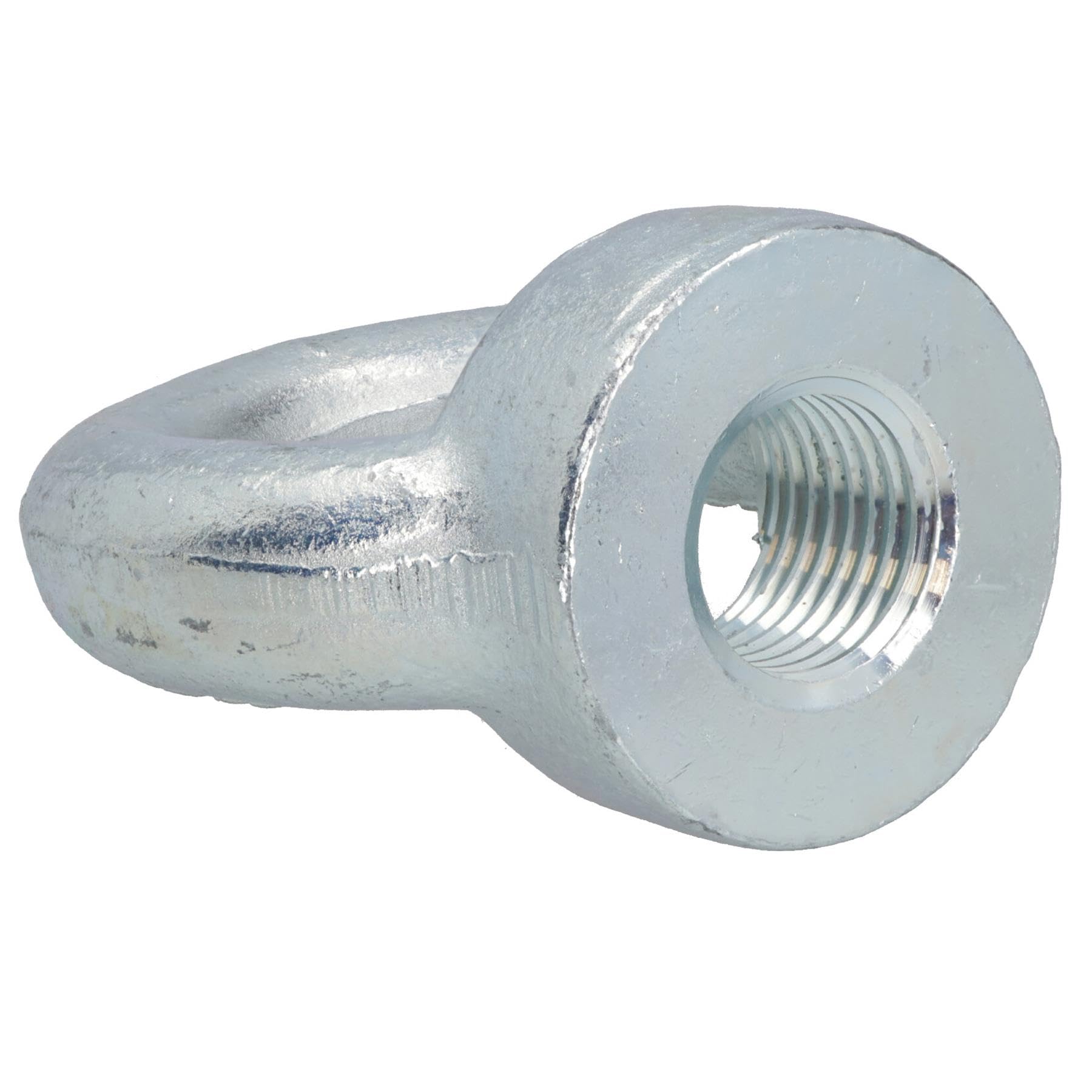 Cierre de tuerca de ojo de elevación de 24 mm, rosca hembra interna, chapado en zinc, 50 mm de diámetro, 4 piezas
