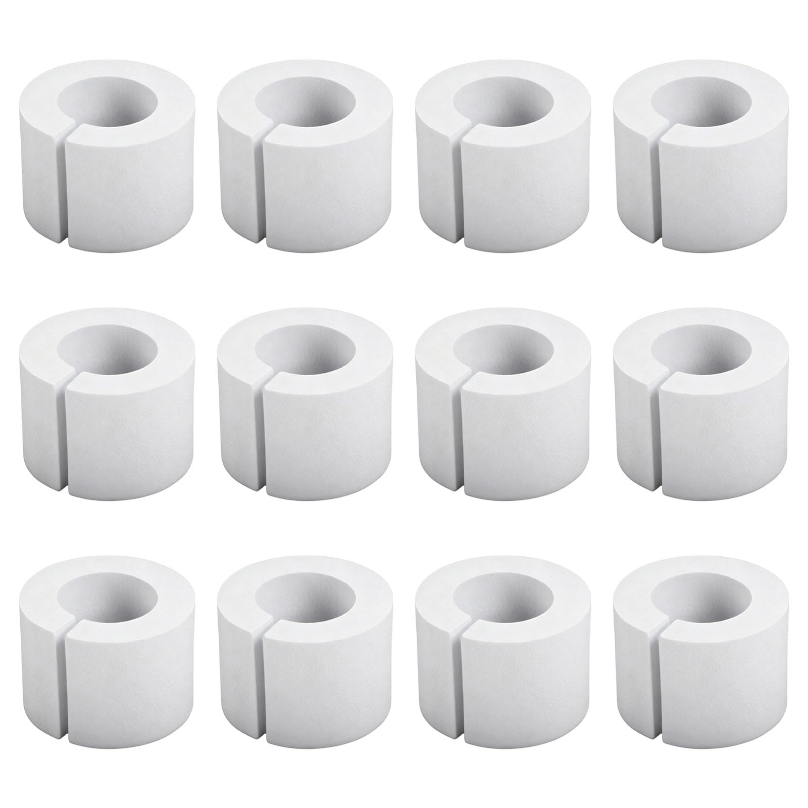 Bbajszx 12Pcs Curtain Spacers Drapery Spacers Not Need to Dismantle the Hanging Rod Curtain Rod Accessory for Home Offices Decors Accessory