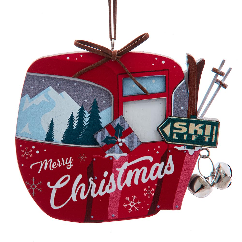 Téléphérique en bois à offrir pour enrichir une collection de Noël
