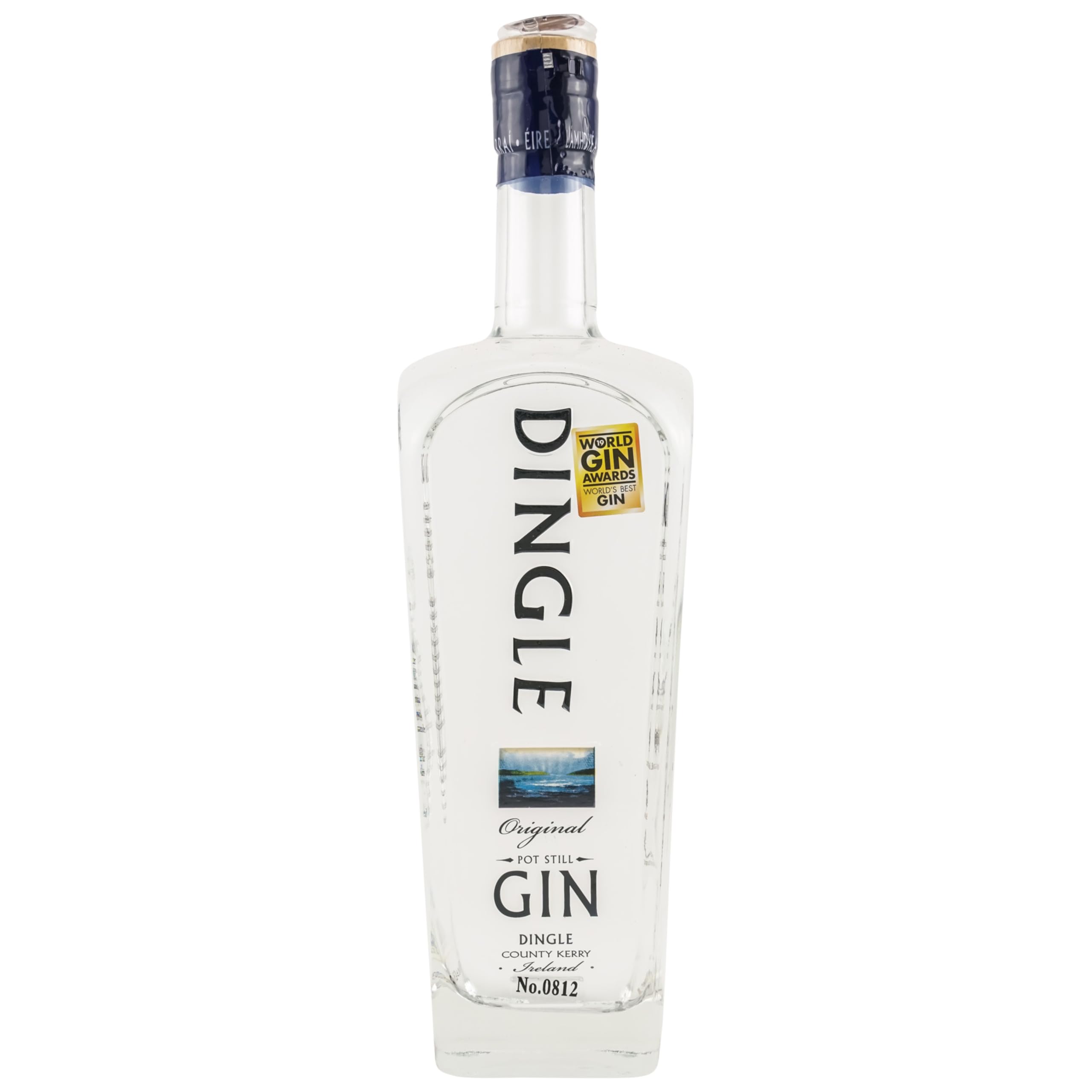 Dingle Gin | Artisan Gin | 700ml | 42,5% Vol. | Wacholder, Koriander & Muskat | In kupfernen Pot Stills destilliert | Handmade Gin aus Irland | In kleinen Chargen hergestellt | Worlds Best Gin 2019