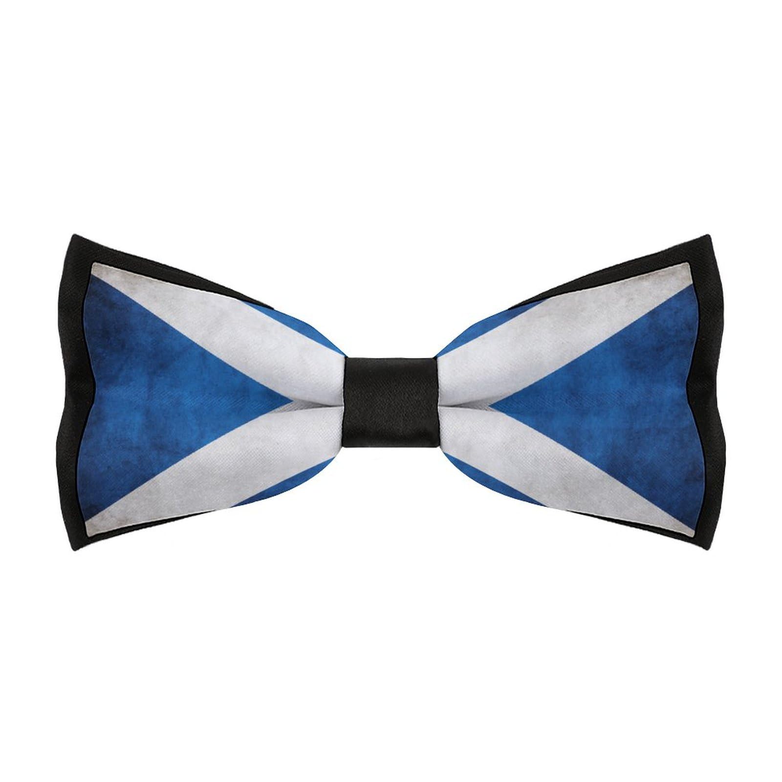 CZZYH Adjustable Bow Ties for Men, Scottish Flag Bow Tie for Party, Business, Wedding, Prom
