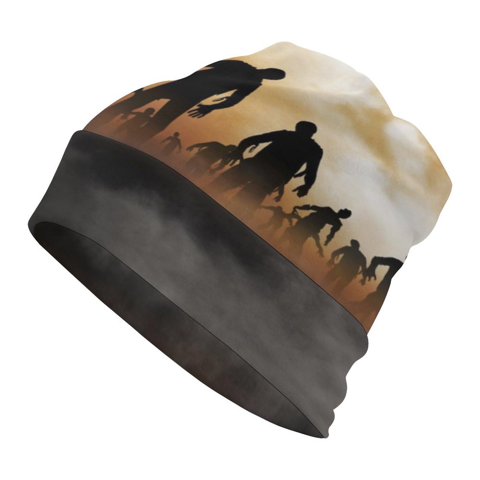 Cmagnifico Unisex Zombies Dead Men Walking Body At Night Knit Hat, Beanie Hat, Beanie Cap For Running Cycling Outdoor Sports