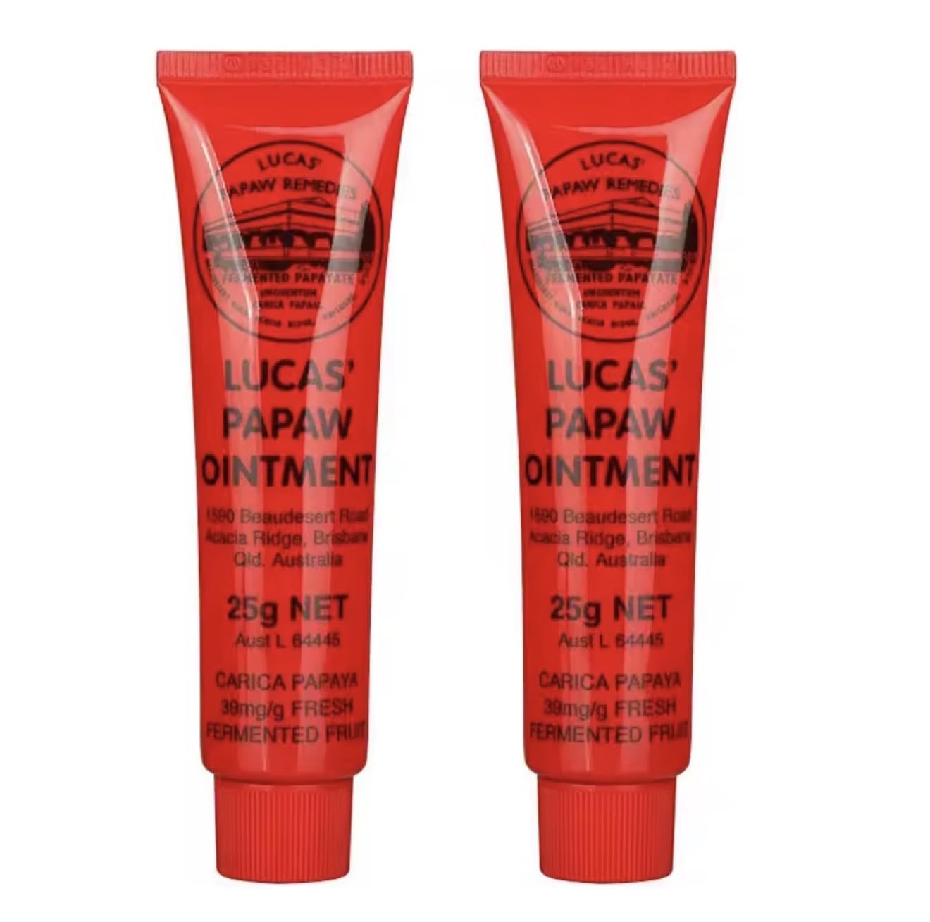 Lucas' Papaw Remedies Ointment 25g Tube - 2 Pack - Made in Australia