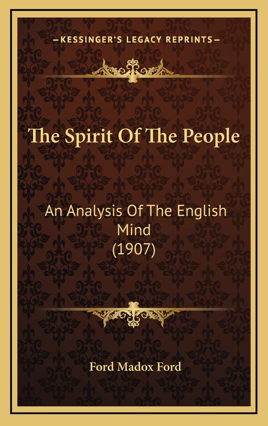 Amazon.com: The Spirit Of The People: An Analysis Of The