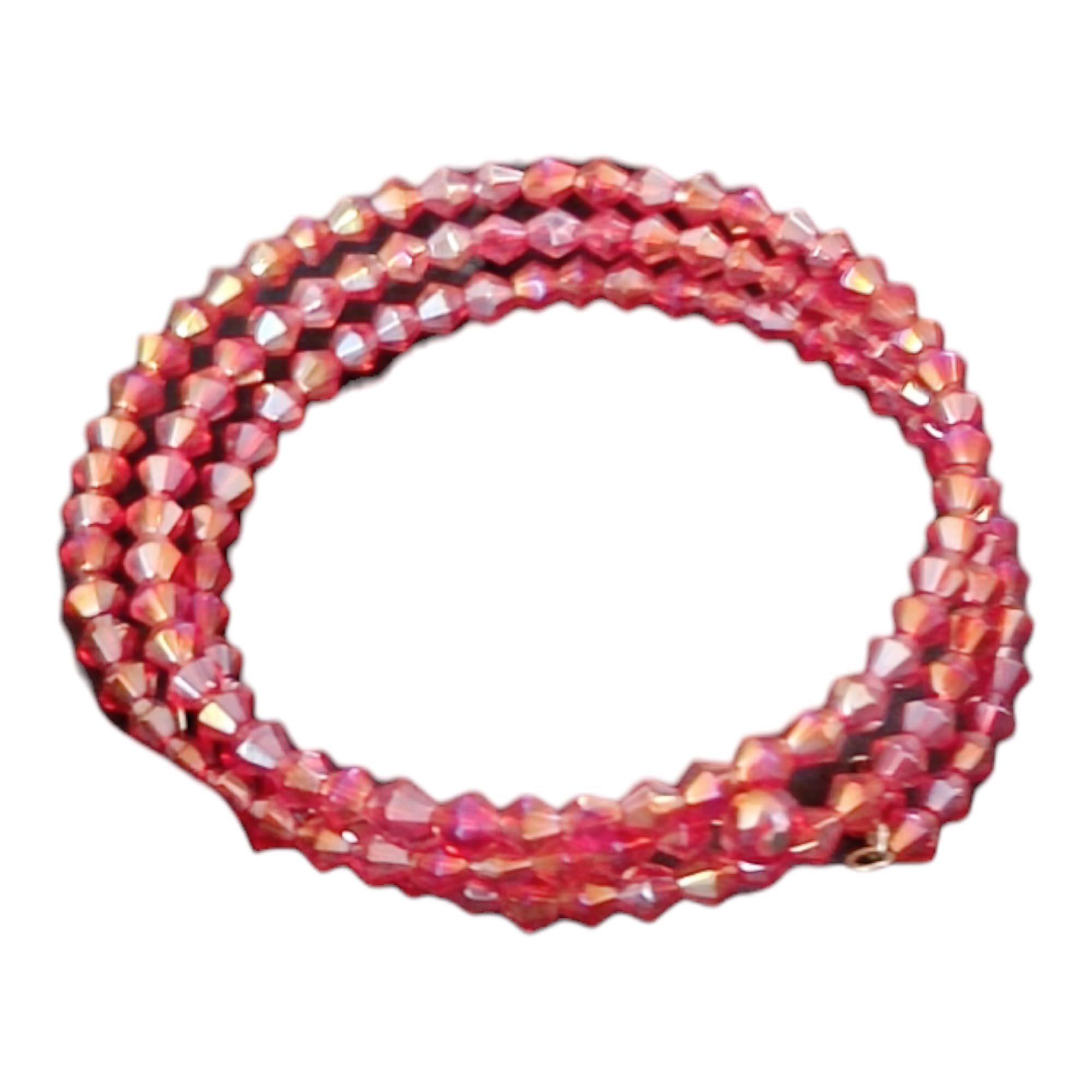 Auraa fashion Glass Beads Latest Glass Rondelle Beads Bracelet | Gifts For Women And Girls, Red (B0CDH79QDG) Amazon Price History, Amazon Price Tracker