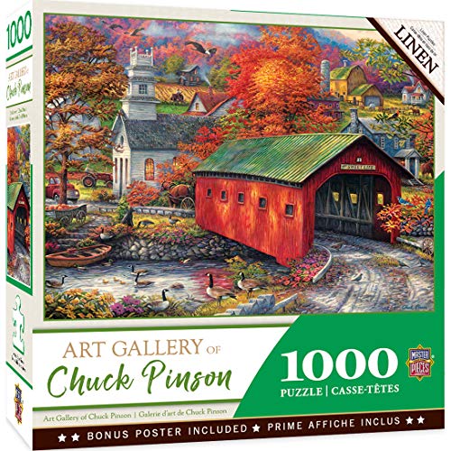 MasterPieces Chuck Pinson Art Gallery Linen Jigsaw Puzzle, The Sweet Life, 1000 Pieces