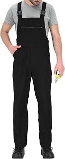 Slater Pantalones con Peto de Trabajo para Hombre con Bolsillos Multifuncionales en muchos colores