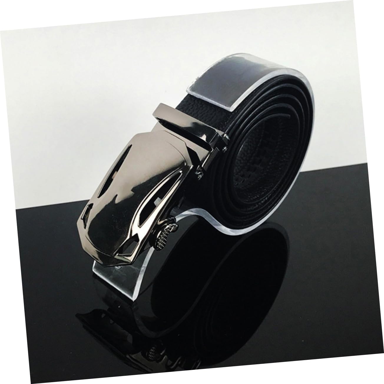 20pcs Acrylic Belt Display Stands Stylish Organizers for Men and Women Belts for Home and Retail Use and Decorative