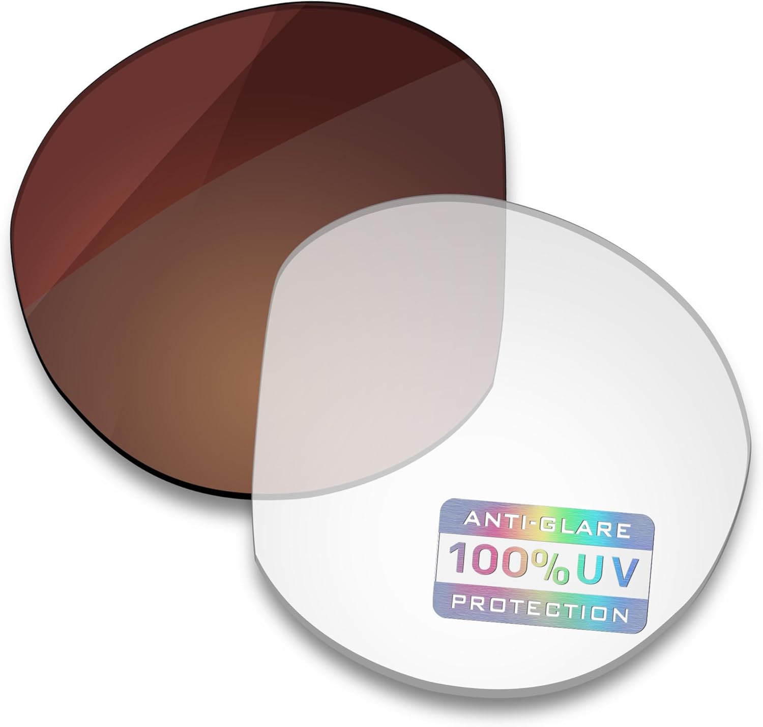 Bowyer Replacement Lenses for Oakley Meta HSTN OW8002 51mm AI Smart Glasses, Transition, Anti Blue Light Lens